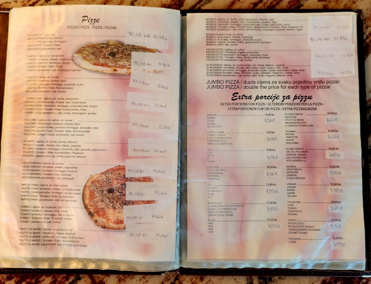 Villa Monica Resturant Menu - Image 3